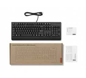 Lenovo Preferred Pro II USB Keyboard-US Euro | Keyboard | Wired | US Euro | Black
