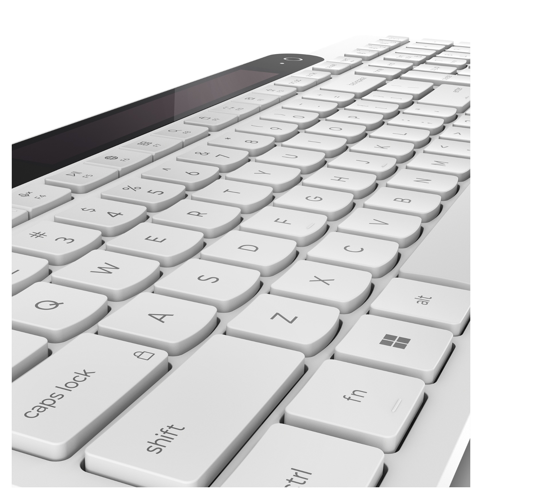 Lenovo 800 Self-Charging Bluetooth Keyboard-US English | Keyboard | Bluetooth | US English | White