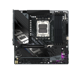 Gigabyte X870M AORUS ELITE WIFI7 | Processor family AMD | Processor socket AM5 | DDR5 | Supported hard disk drive interfaces SATA, M.2 | Number of SATA connectors 2