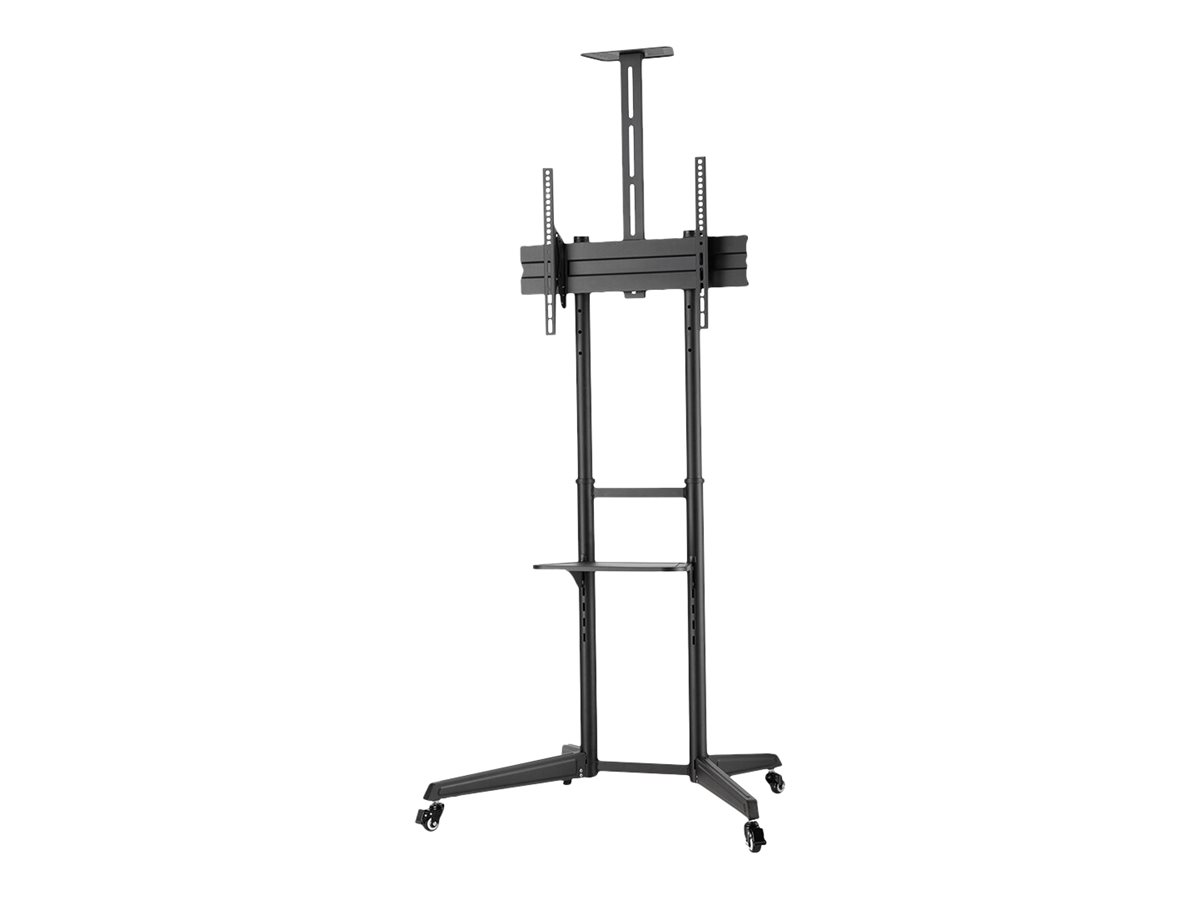 Neomounts Floor stand | FL50-550BL1 TV trolley | Adjustable Height, Tilt | 37-70 " | Maximum weight (capacity) 50 kg | Black