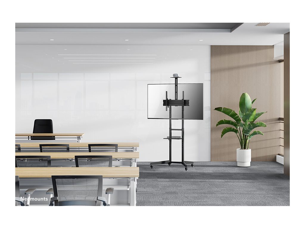 Neomounts Floor stand | FL50-550BL1 TV trolley | Adjustable Height, Tilt | 37-70 " | Maximum weight (capacity) 50 kg | Black