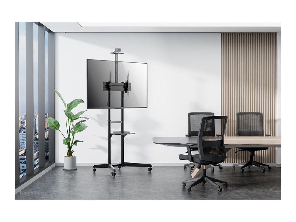 Neomounts Floor stand | FL50-550BL1 TV trolley | Adjustable Height, Tilt | 37-70 " | Maximum weight (capacity) 50 kg | Black