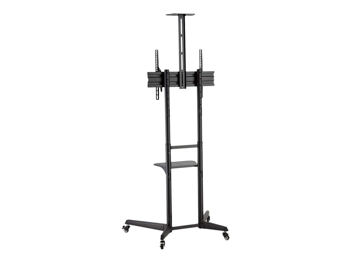 Neomounts Floor stand | FL50-550BL1 TV trolley | Adjustable Height, Tilt | 37-70 " | Maximum weight (capacity) 50 kg | Black