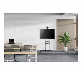 Neomounts Floor stand | FL50-550BL1 TV trolley | Adjustable Height, Tilt | 37-70 " | Maximum weight (capacity) 50 kg | Black