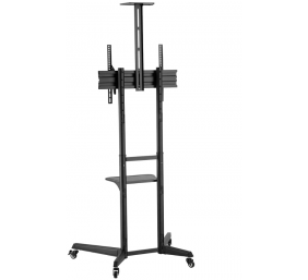 Neomounts Floor stand | FL50-550BL1 TV trolley | Adjustable Height, Tilt | 37-70 " | Maximum weight (capacity) 50 kg | Black