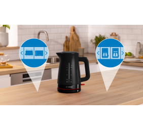 Bosch Kettle | TWK3M123 MyMoment | Electric | 2400 W | 1.7 L | Plastic | 360° rotational base | Black