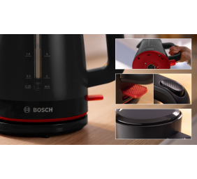 Bosch Kettle | TWK3M123 MyMoment | Electric | 2400 W | 1.7 L | Plastic | 360° rotational base | Black