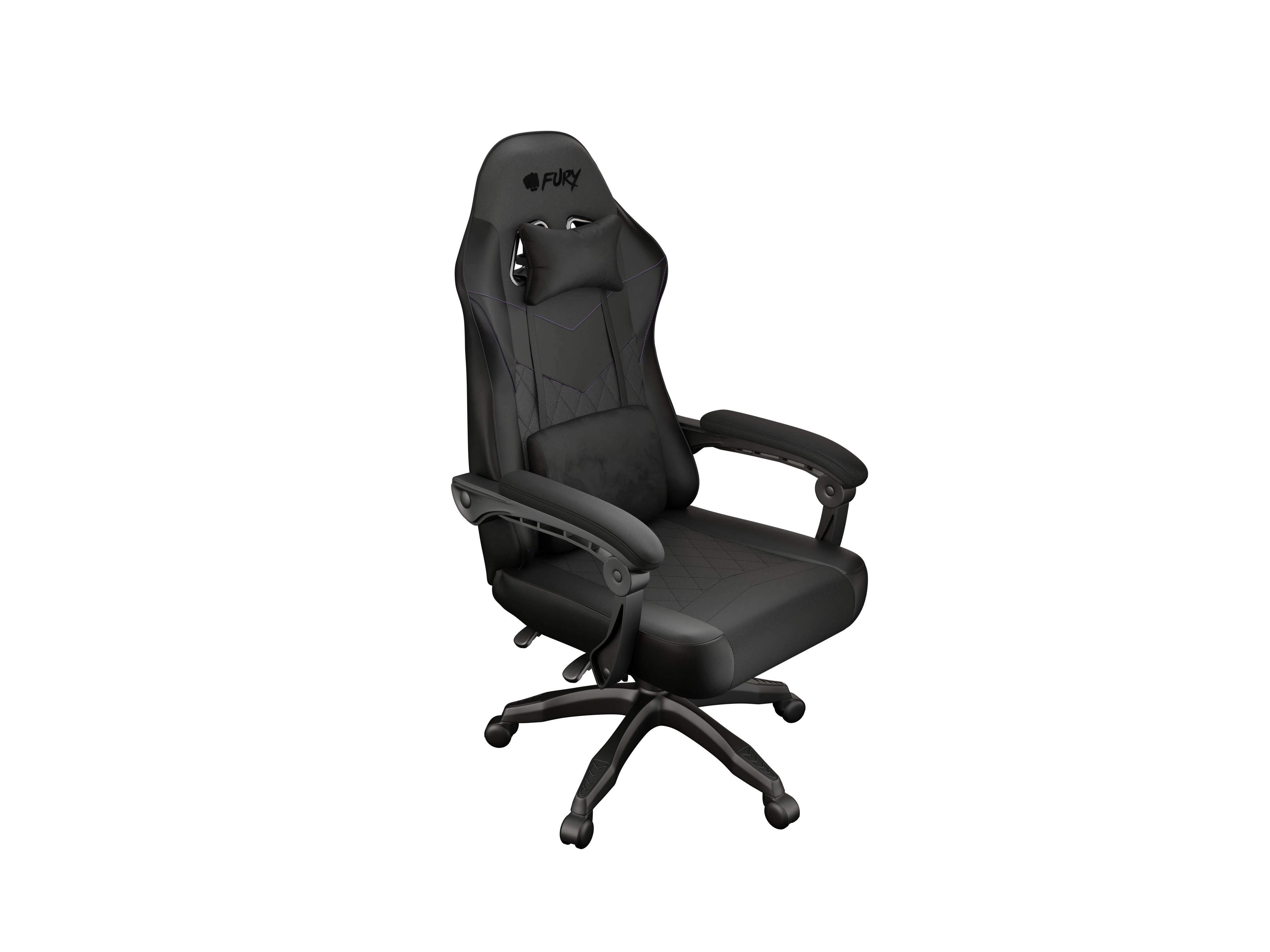 Fury Eco leather/Fabric/Nylon | Gaming Chair | Shinai S2 | Black