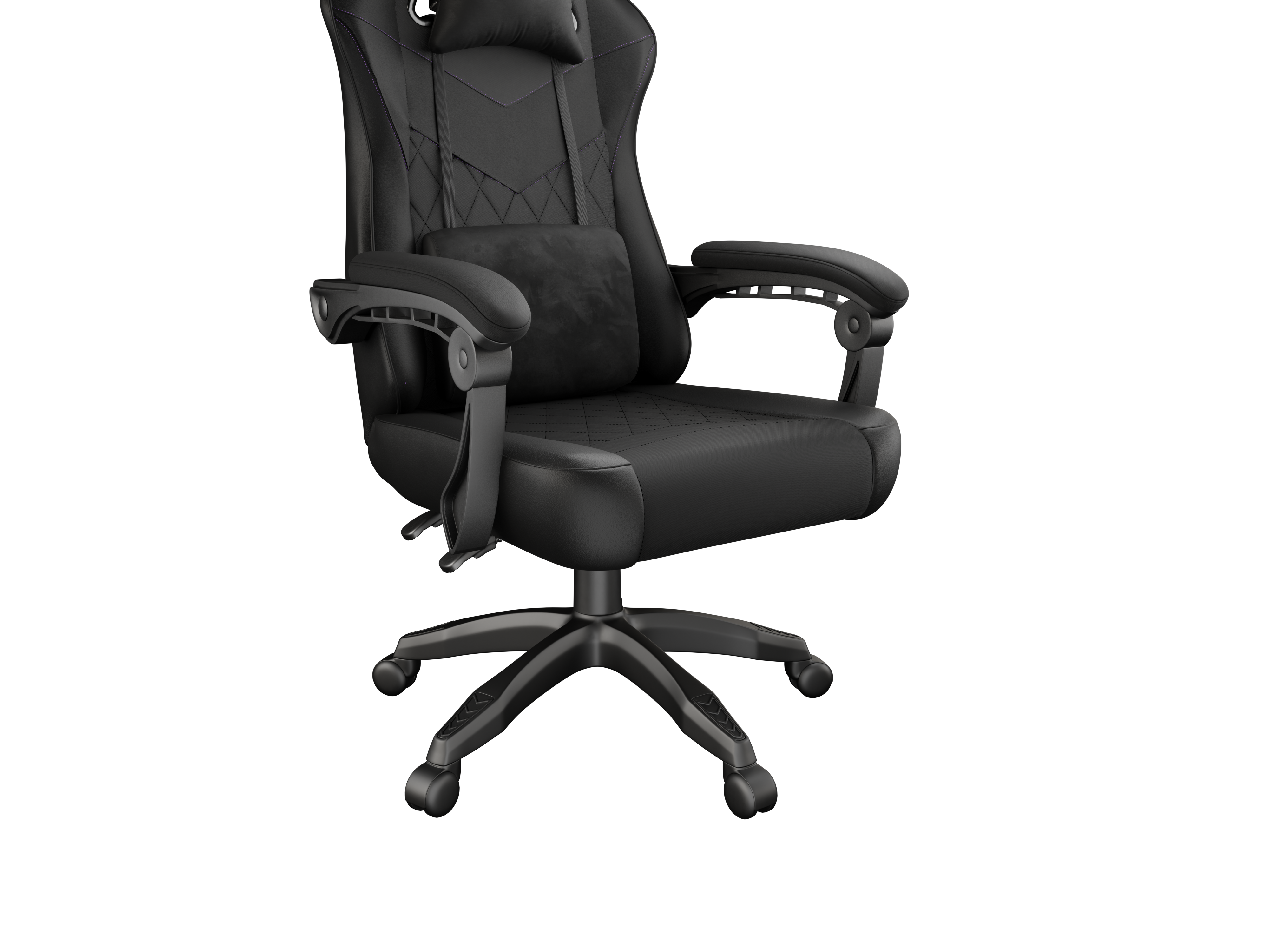 Fury Eco leather/Fabric/Nylon | Gaming Chair | Shinai S2 | Black