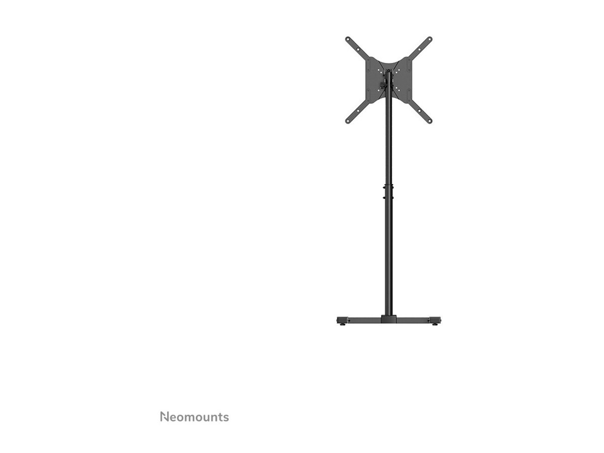 Neomounts Floor stand | NS-FS100BLACK | Height adjustment, Tilt, Rotate | 10-55 " | Maximum weight (capacity) 20 kg | Black
