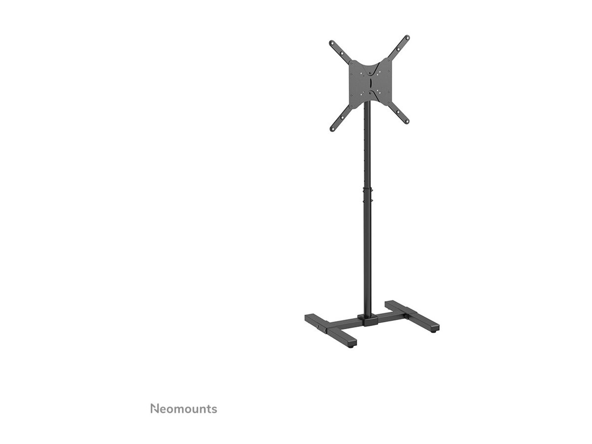 Neomounts Floor stand | NS-FS100BLACK | Height adjustment, Tilt, Rotate | 10-55 " | Maximum weight (capacity) 20 kg | Black