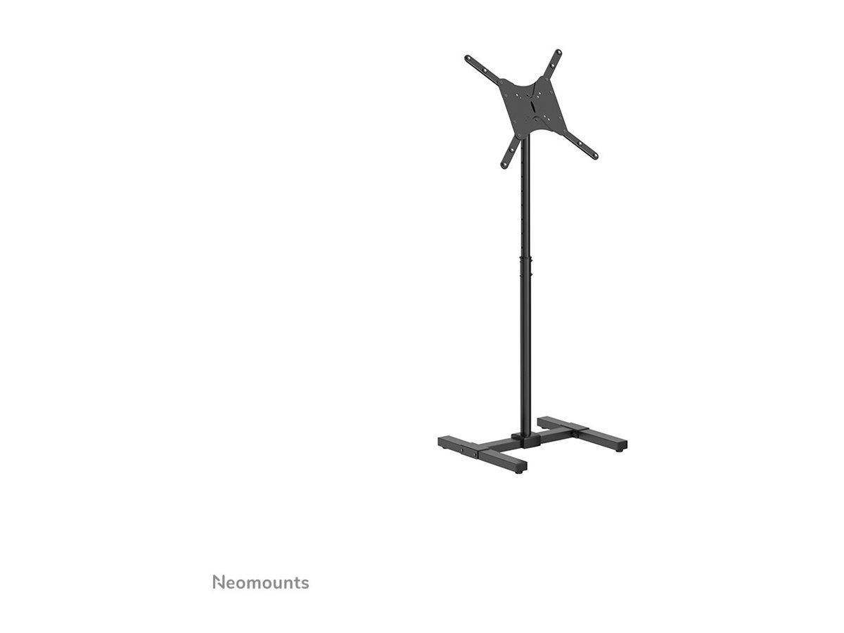 Neomounts Floor stand | NS-FS100BLACK | Height adjustment, Tilt, Rotate | 10-55 " | Maximum weight (capacity) 20 kg | Black