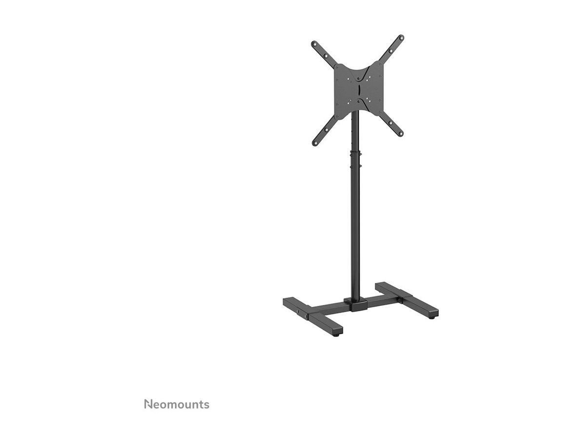Neomounts Floor stand | NS-FS100BLACK | Height adjustment, Tilt, Rotate | 10-55 " | Maximum weight (capacity) 20 kg | Black
