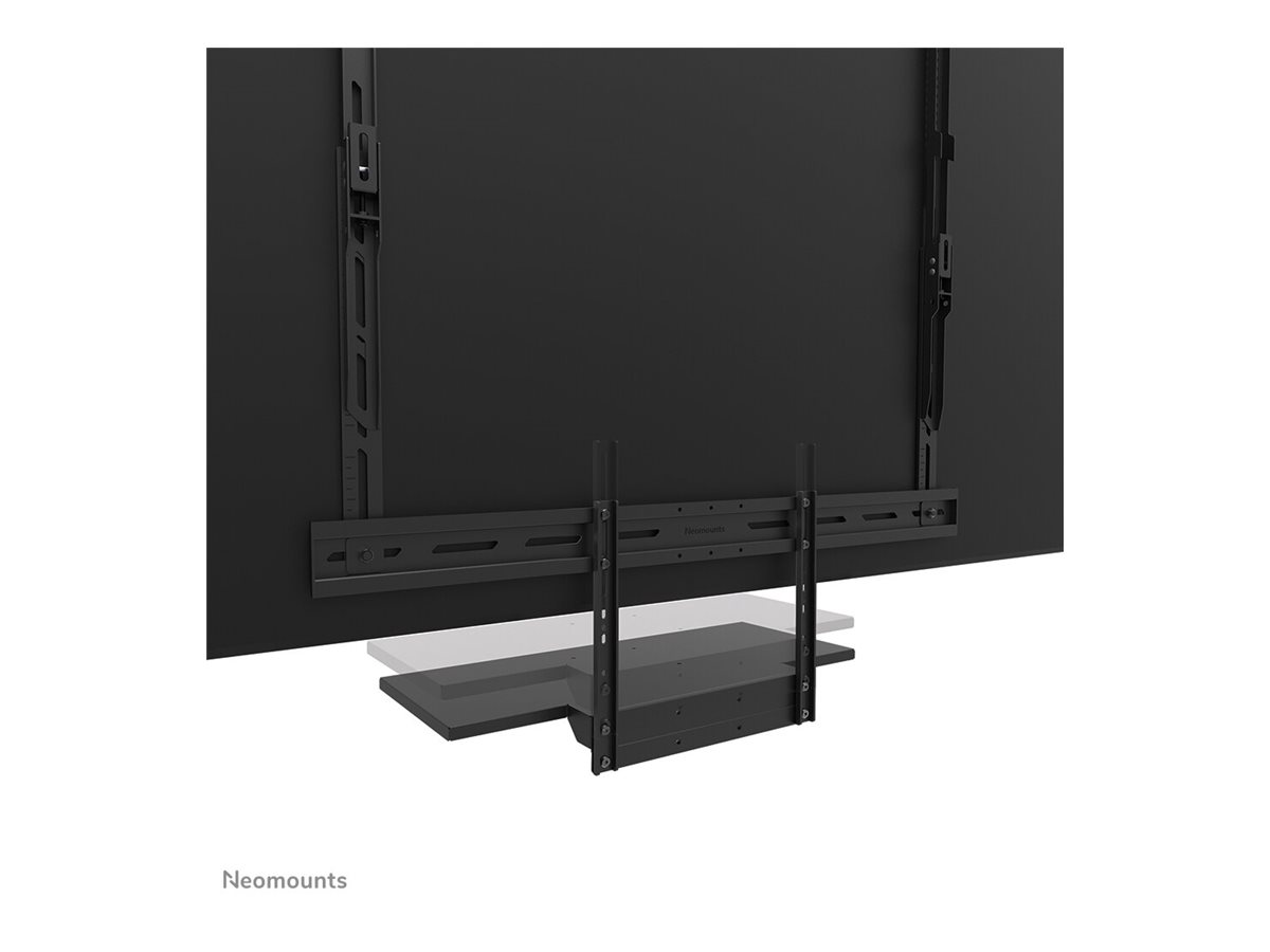 Neomounts Floor stand | AV40-500BL Keyboard Shelf Kit | Height adjustment | 43-110 " | Maximum weight (capacity) 2.5 kg | Black