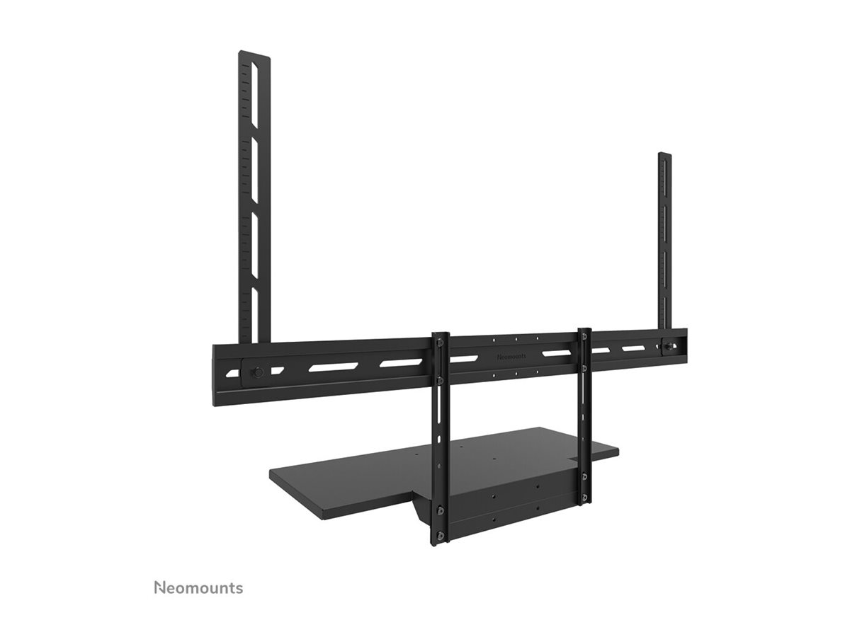 Neomounts Floor stand | AV40-500BL Keyboard Shelf Kit | Height adjustment | 43-110 " | Maximum weight (capacity) 2.5 kg | Black