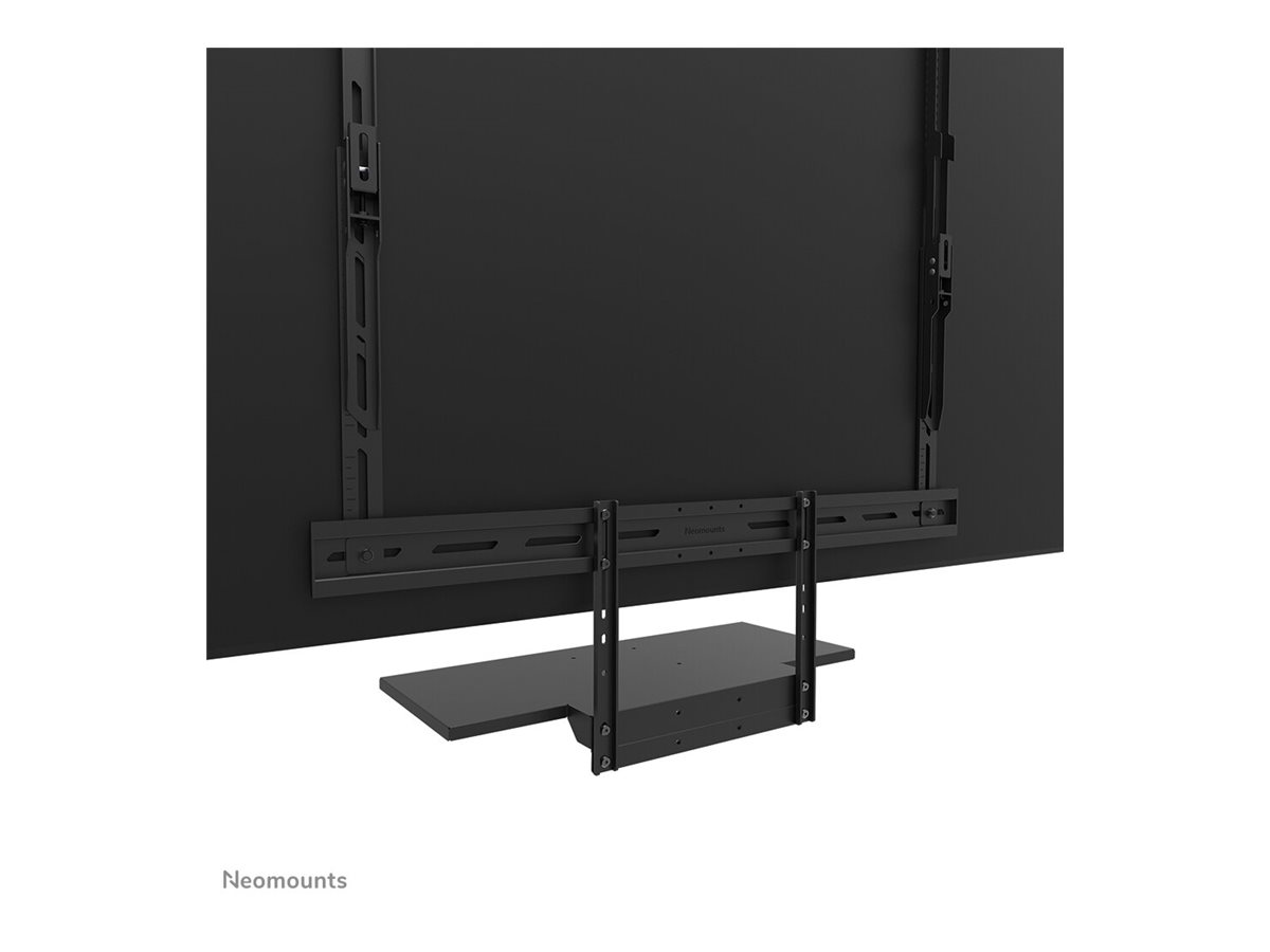 Neomounts Floor stand | AV40-500BL Keyboard Shelf Kit | Height adjustment | 43-110 " | Maximum weight (capacity) 2.5 kg | Black