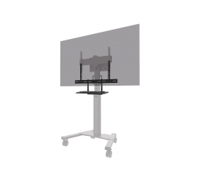 Neomounts Floor stand | AV40-500BL Keyboard Shelf Kit | Height adjustment | 43-110 " | Maximum weight (capacity) 2.5 kg | Black