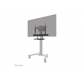 Neomounts Floor stand | AV40-500BL Keyboard Shelf Kit | Height adjustment | 43-110 " | Maximum weight (capacity) 2.5 kg | Black