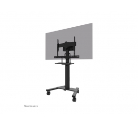 Neomounts Floor stand | AV40-500BL Keyboard Shelf Kit | Height adjustment | 43-110 " | Maximum weight (capacity) 2.5 kg | Black