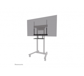 Neomounts Floor stand | AV40-500BL Keyboard Shelf Kit | Height adjustment | 43-110 " | Maximum weight (capacity) 2.5 kg | Black