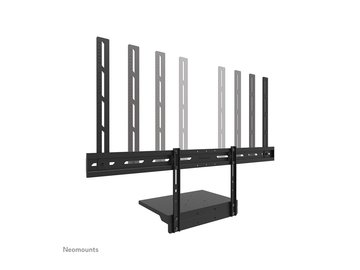 Neomounts Floor stand | AV45-500BL Laptop Shelf Kit | Height adjustment | 43-110 " | Maximum weight (capacity) 2.5 kg | Black