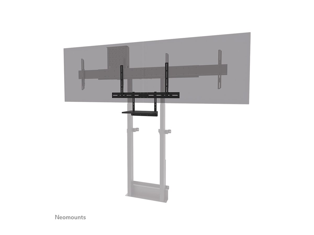 Neomounts Floor stand | AV45-500BL Laptop Shelf Kit | Height adjustment | 43-110 " | Maximum weight (capacity) 2.5 kg | Black