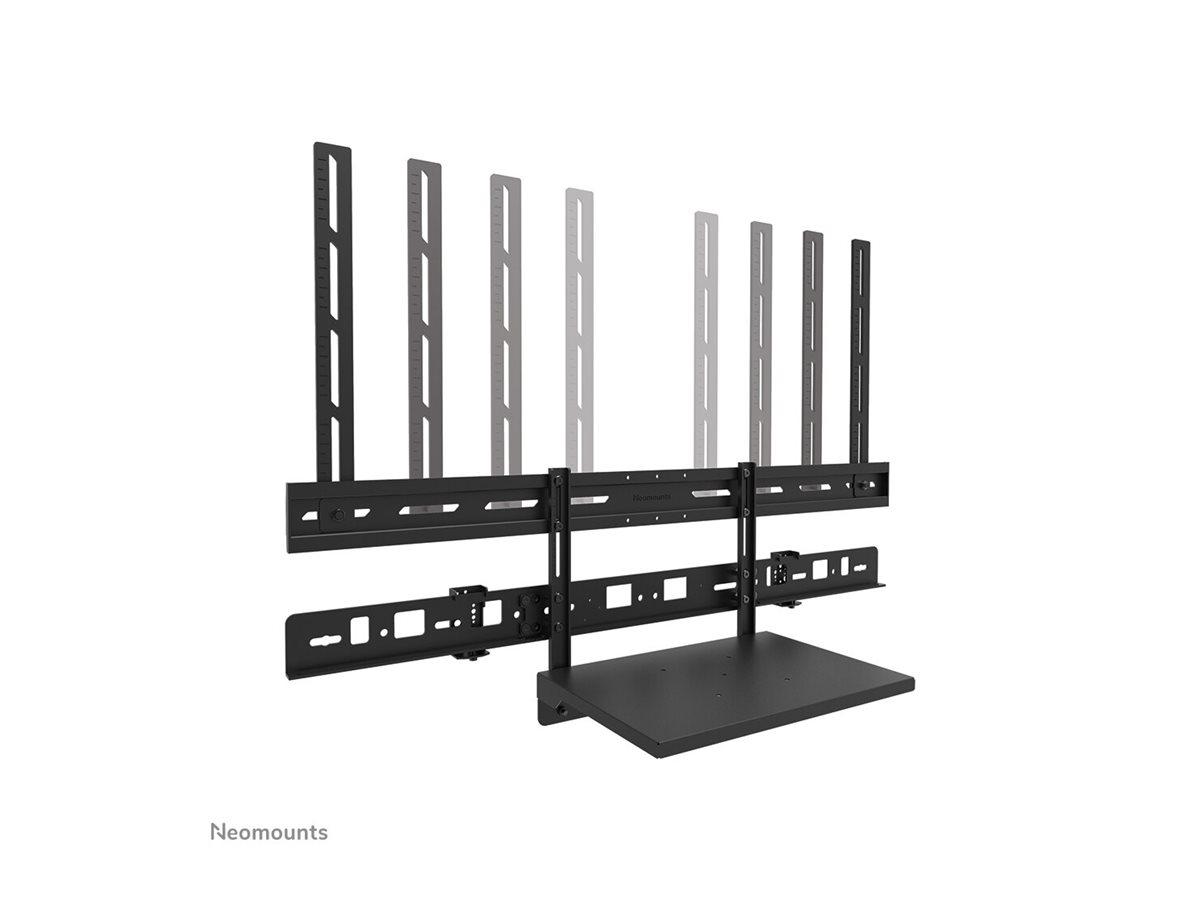 Neomounts AV60-500BL Videobar and laptop shelf kit | Universal | 43-110 " | Maximum weight (capacity) 8 kg | Black