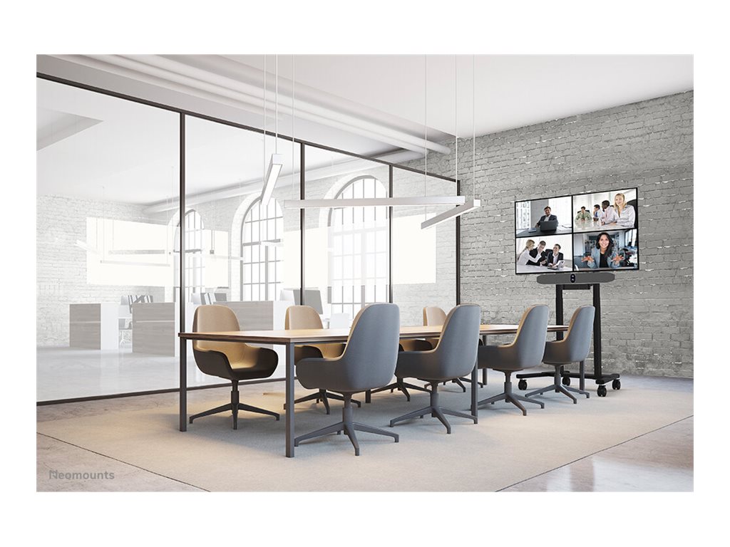 Neomounts AV60-500BL Videobar and laptop shelf kit | Universal | 43-110 " | Maximum weight (capacity) 8 kg | Black