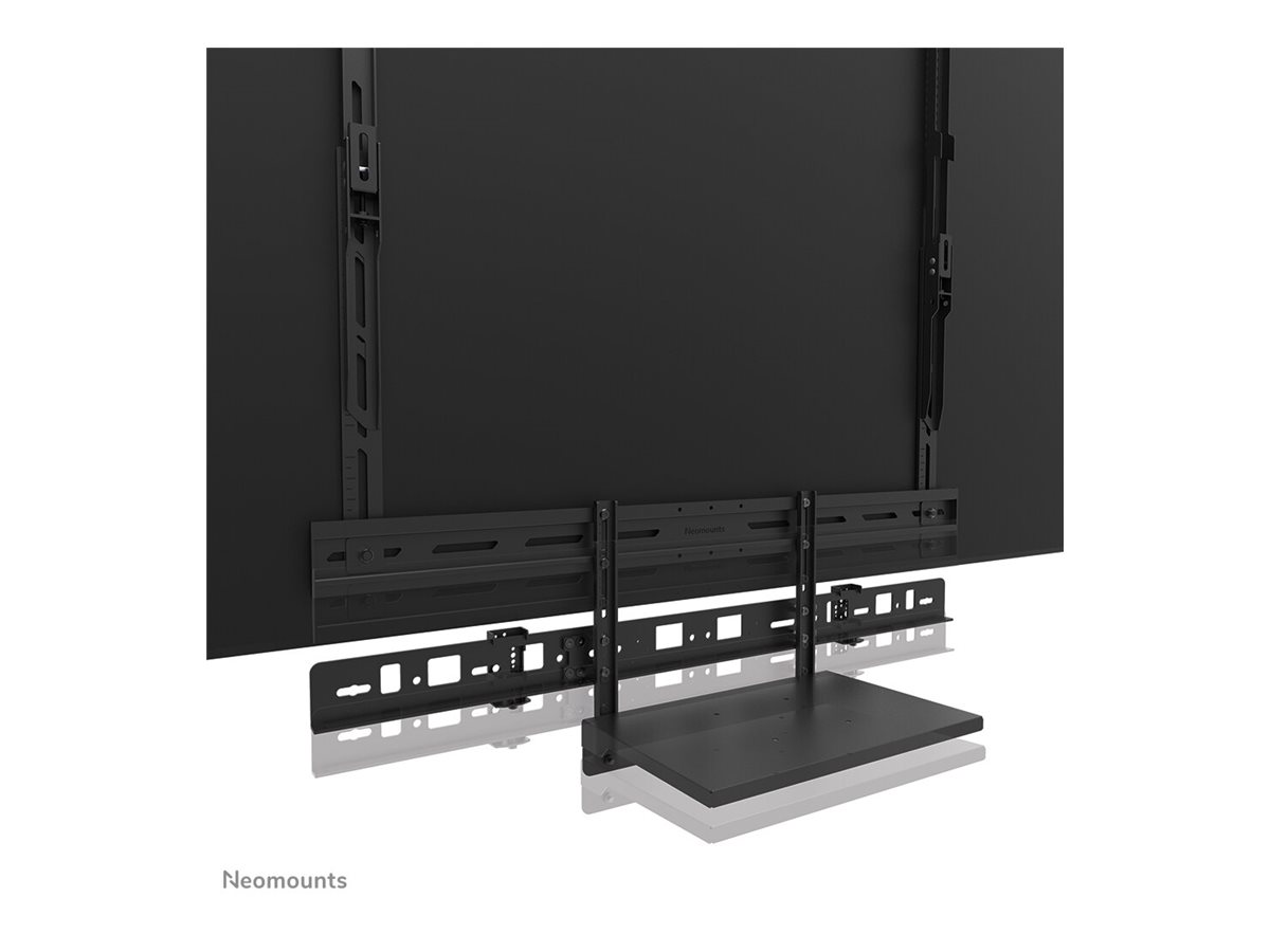 Neomounts AV60-500BL Videobar and laptop shelf kit | Universal | 43-110 " | Maximum weight (capacity) 8 kg | Black