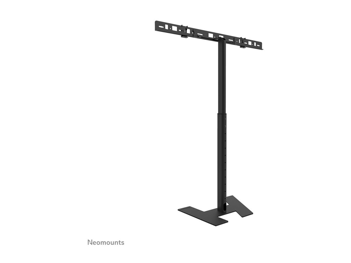 Neomounts Floor stand | AV80-500BL Videobar | Height adjustment, Depth adjustment | 43-110 " | Maximum weight (capacity) 10 kg | Black
