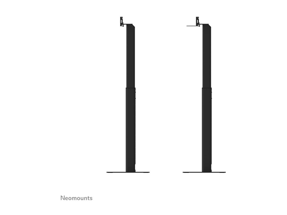 Neomounts Floor stand | AV80-500BL Videobar | Height adjustment, Depth adjustment | 43-110 " | Maximum weight (capacity) 10 kg | Black