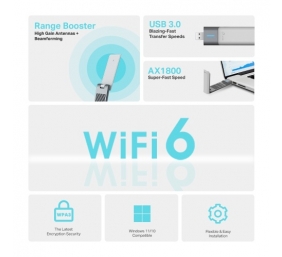 TP-Link ARCHER TX20UH AX1800 High Gain Wireless USB Adapteris