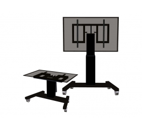 Neomounts Floor stand | PLASMA-M2500TBLACK TV trolley | Adjustable Height, Tilt | 42-100 " | Maximum weight (capacity) 150 kg | Black
