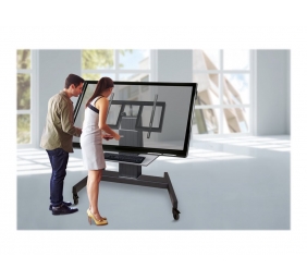 Neomounts Floor stand | PLASMA-M2500TBLACK TV trolley | Adjustable Height, Tilt | 42-100 " | Maximum weight (capacity) 150 kg | Black