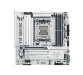 Asus TUF GAMING B850M-PLUS WIFI7 W | Processor family AMD | Processor socket AM5 | DDR5 | Supported hard disk drive interfaces SATA, M.2 | Number of SATA connectors 4