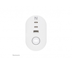Neomounts | Desk socket with clamp and USB-C and USB-A ports - Quick charge | DS22-840WH6 | White