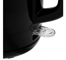 Adler Kettle | AD 1380b | Electric | 2200 W | 1 L | Polypropylene | 360° rotational base | Black