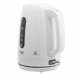 Adler Kettle | AD 1380w | Electric | 2200 W | 1 L | Polypropylene | 360° rotational base | White