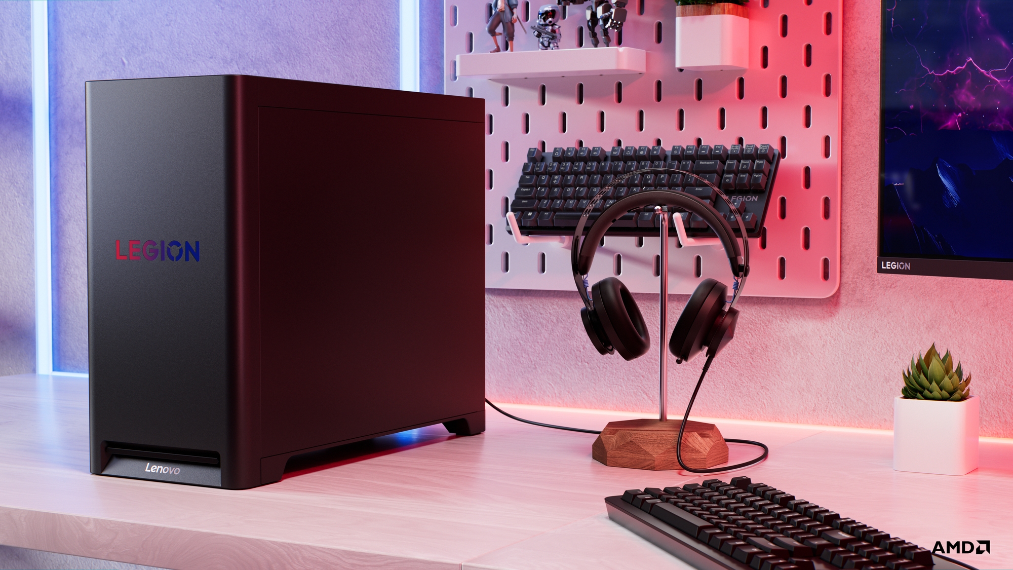 Lenovo Legion | T5 30AGB10 | Desktop | Tower | AMD Ryzen 7 | 7700X | 32 (2x16GB) GB | UDIMM DDR5 | 512 GB | NVIDIA GeForce RTX 5070 | No keyboard | Windows 11 Pro | Warranty 24 month(s)