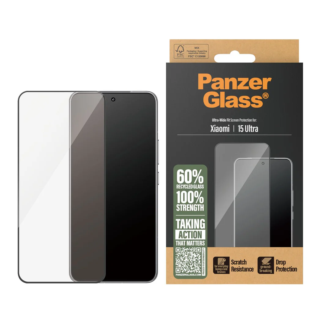 PanzerGlass Screen protector | Xiaomi | 15 Ultra | Glass | Transparent | Ultra-Wide Fit
