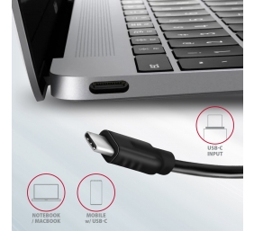 AXAGON Multi-port USB-C 10Gbps hub, 13cm | HMC-5G21