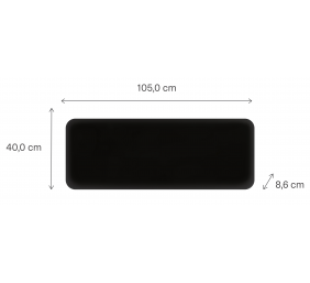 Mill Invisible Smart WiFi Heater | PA1300WIFI4B | Panel Heater | 1300 W | Suitable for rooms up to 15-19 m² | Black | IPX4
