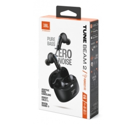 JBL Tune Beam 2 Belaidės ausinės Earbuds, Bluetooth, Juoda