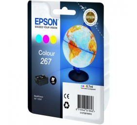 Epson 267 (C13T26704010) Rašalinių kasečių rinkinys, Žydra, Purpurinė, Geltona