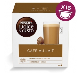 Nescafe Dolce Gusto Cafe Au Lait Kava, 16 kapsulių dėžutėje