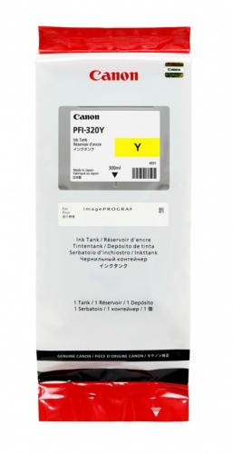 Canon PFI-320Y (2893C001) Rašalinė kasetė, Geltona