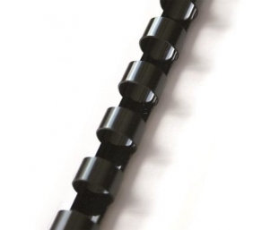 Spiralė įrišimui Forpus plastikinė 10 mm, juoda  (100 vnt.)