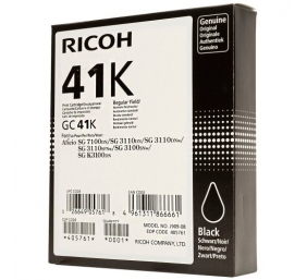 Ricoh GC41K (405761) Rašalinė kasetė, Juoda