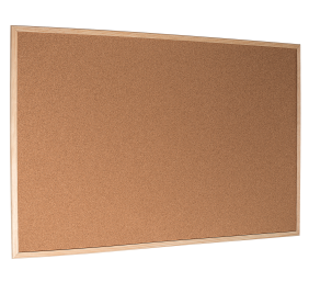 Kamštinė skelbimų lenta mediniu rėmu Esselte 120 x 90 cm