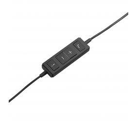 Ausinės su mikrofonu laidinės Logitech H570e USB (981-000571)
